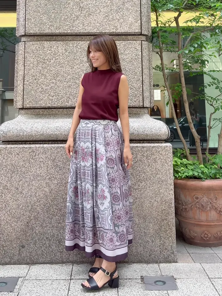 GRACE CONTINENTAL yukimi yonee コーディネート画像
