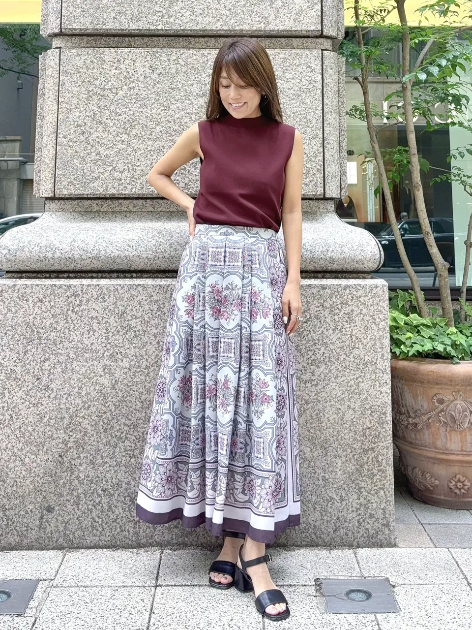 GRACE CONTINENTAL yukimi yonee コーディネート画像
