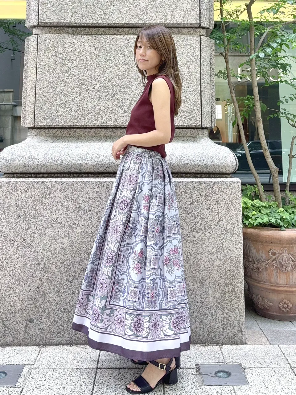 GRACE CONTINENTAL yukimi yonee コーディネート画像