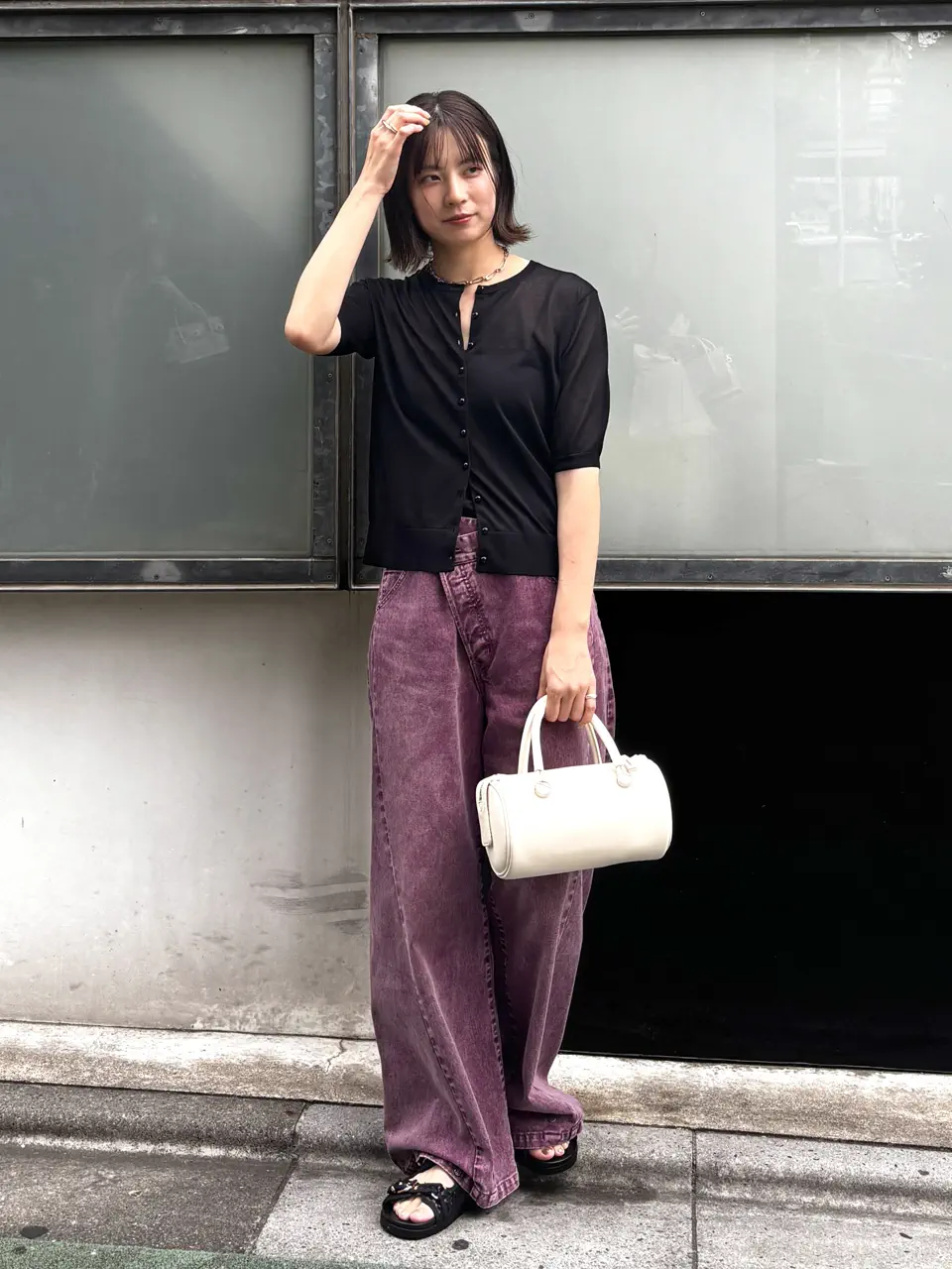 GRACE CONTINENTAL Hikaru Okada コーディネート画像