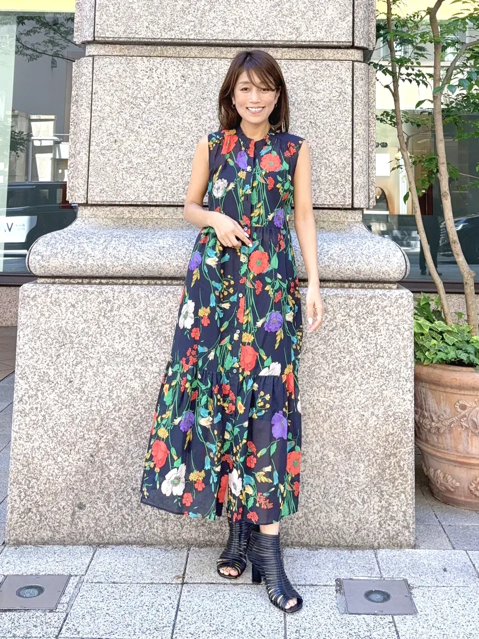 GRACE CONTINENTAL yukimi yonee コーディネート画像