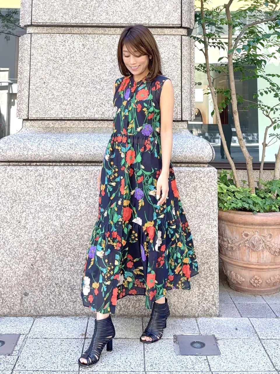 GRACE CONTINENTAL yukimi yonee コーディネート画像