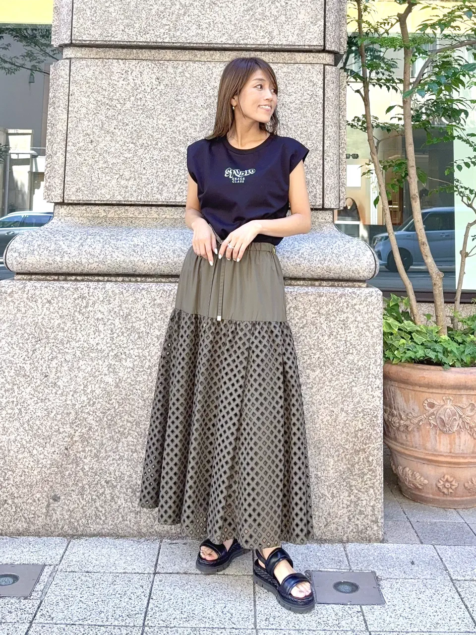  yukimi yonee コーディネート画像