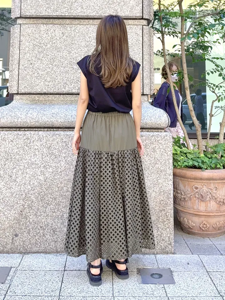 GRACE CONTINENTAL yukimi yonee コーディネート画像