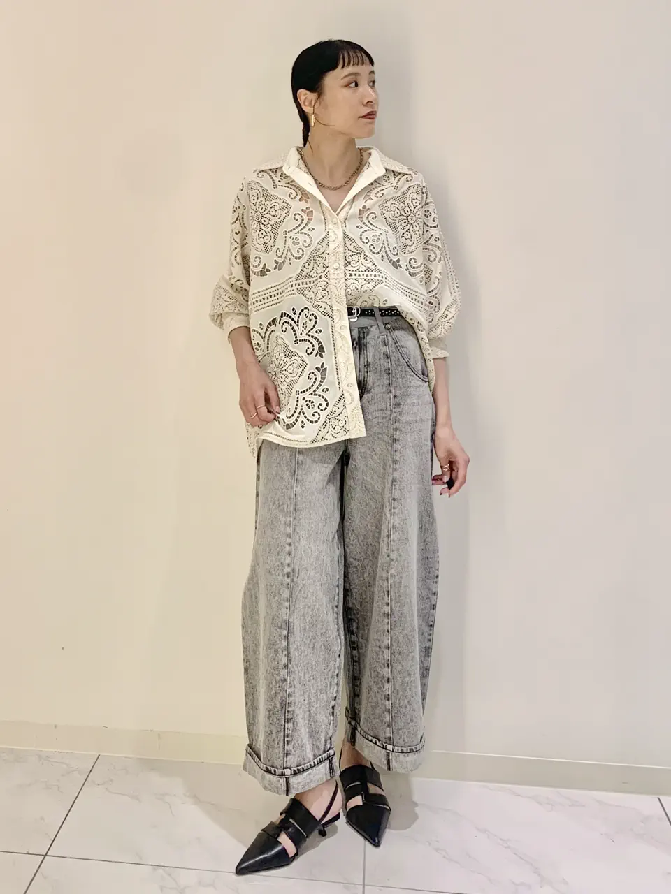 GRACE CONTINENTAL haruka iwasaki コーディネート画像