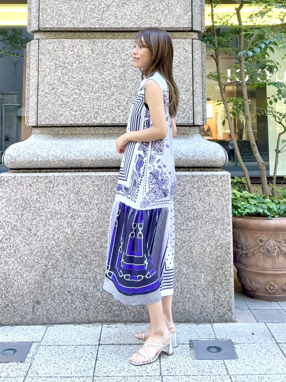 GRACE CONTINENTAL yukimi yonee コーディネート画像