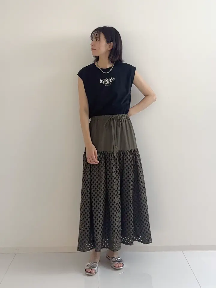 GRACE CONTINENTAL Hikaru Okada コーディネート画像