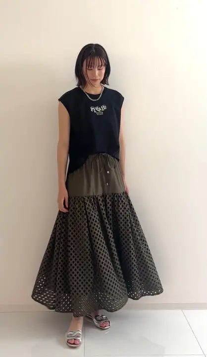 GRACE CONTINENTAL Hikaru Okada コーディネート画像