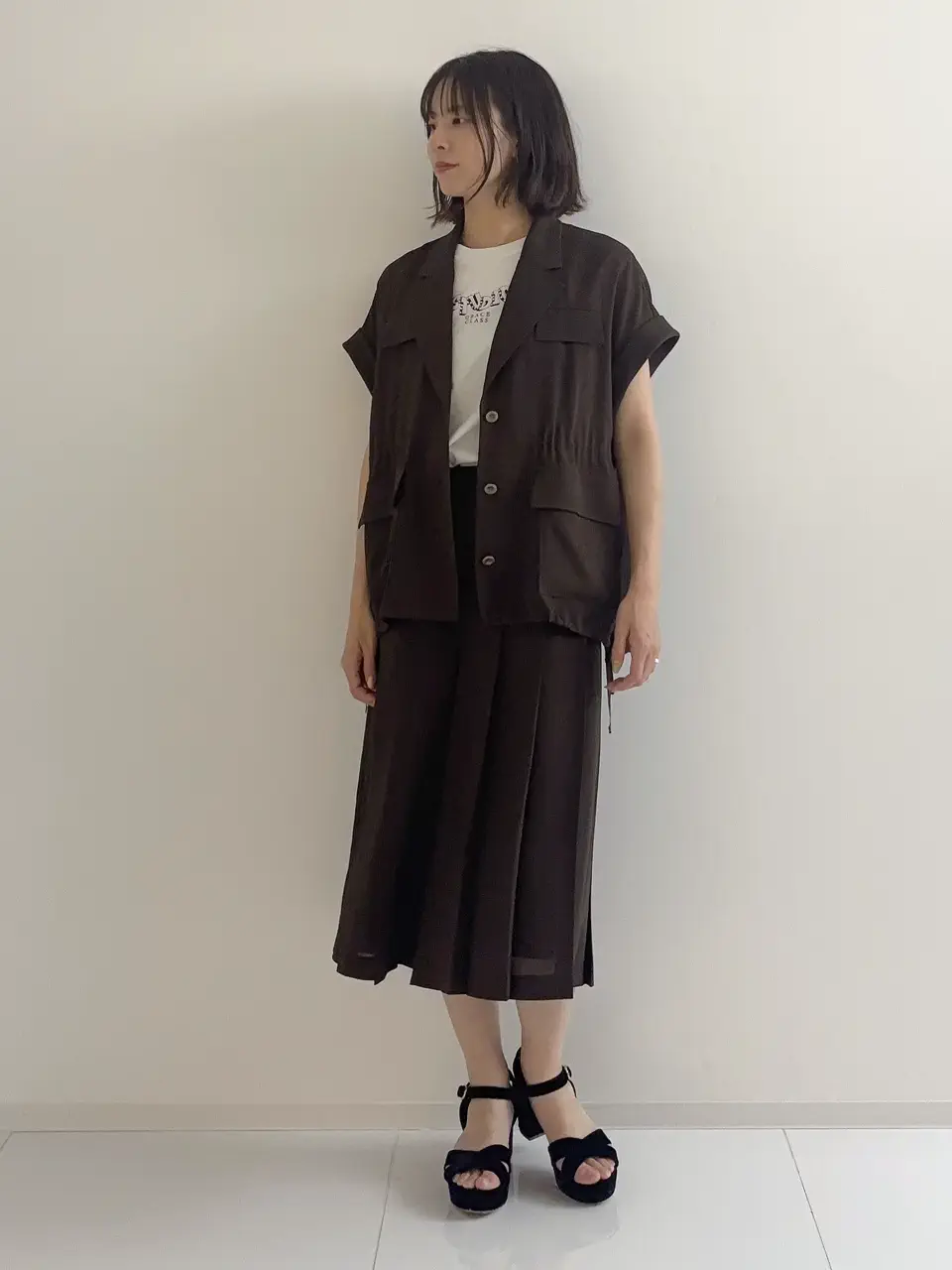 GRACE CONTINENTAL Hikaru Okada コーディネート画像