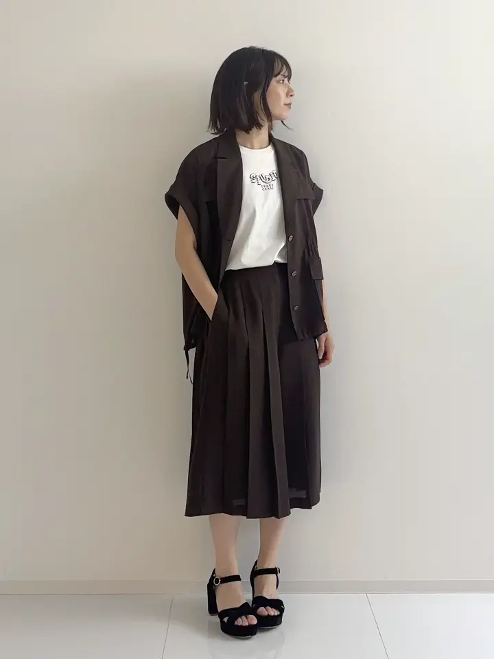GRACE CONTINENTAL Hikaru Okada コーディネート画像
