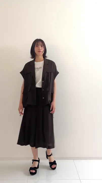GRACE CONTINENTAL Hikaru Okada コーディネート画像