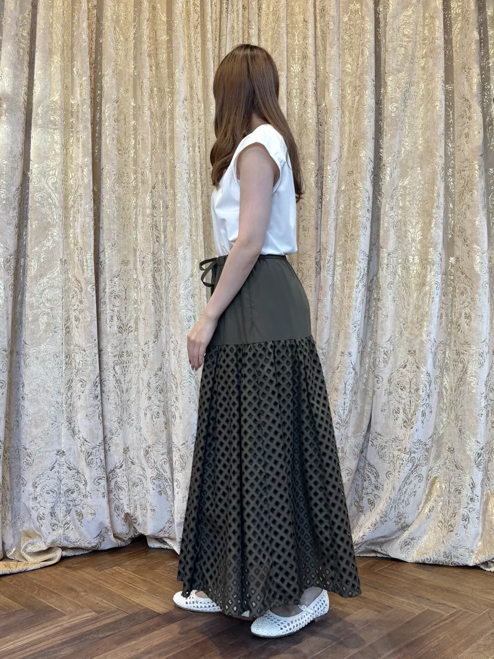 GRACE CONTINENTAL miyuki adachi コーディネート画像