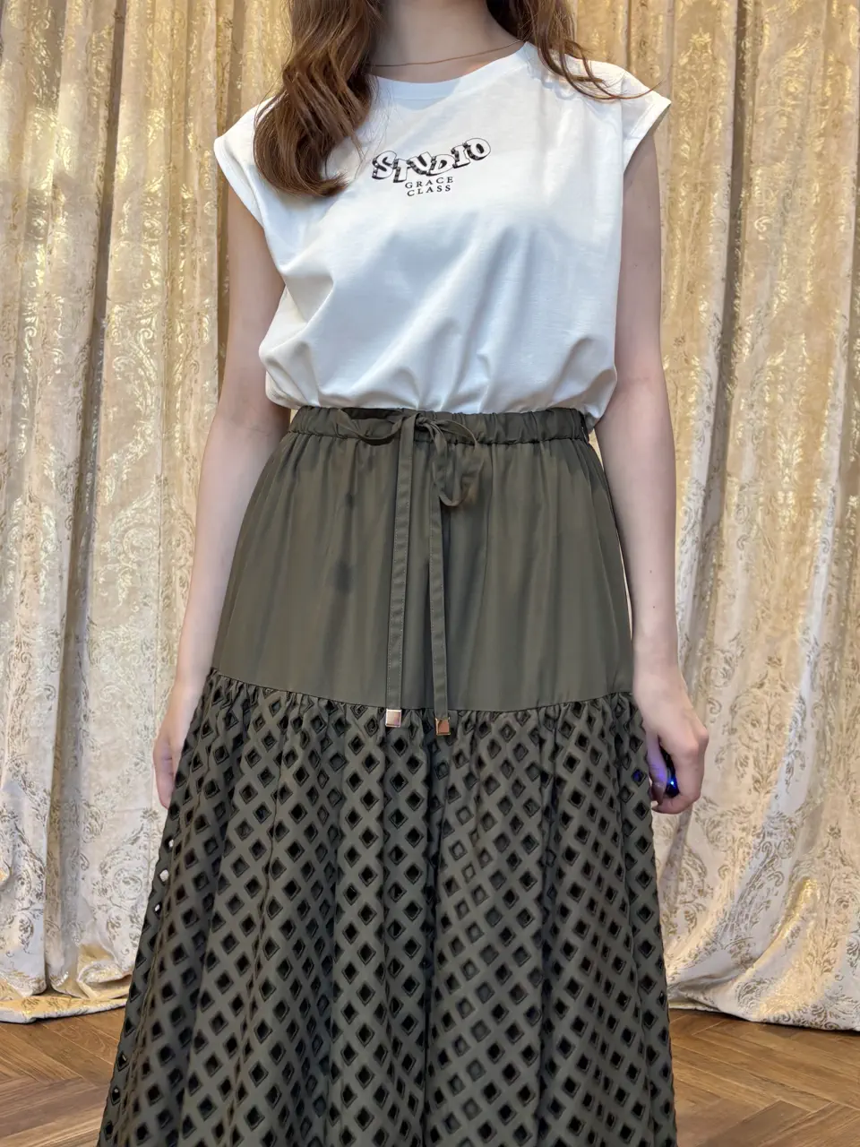 GRACE CONTINENTAL miyuki adachi コーディネート画像