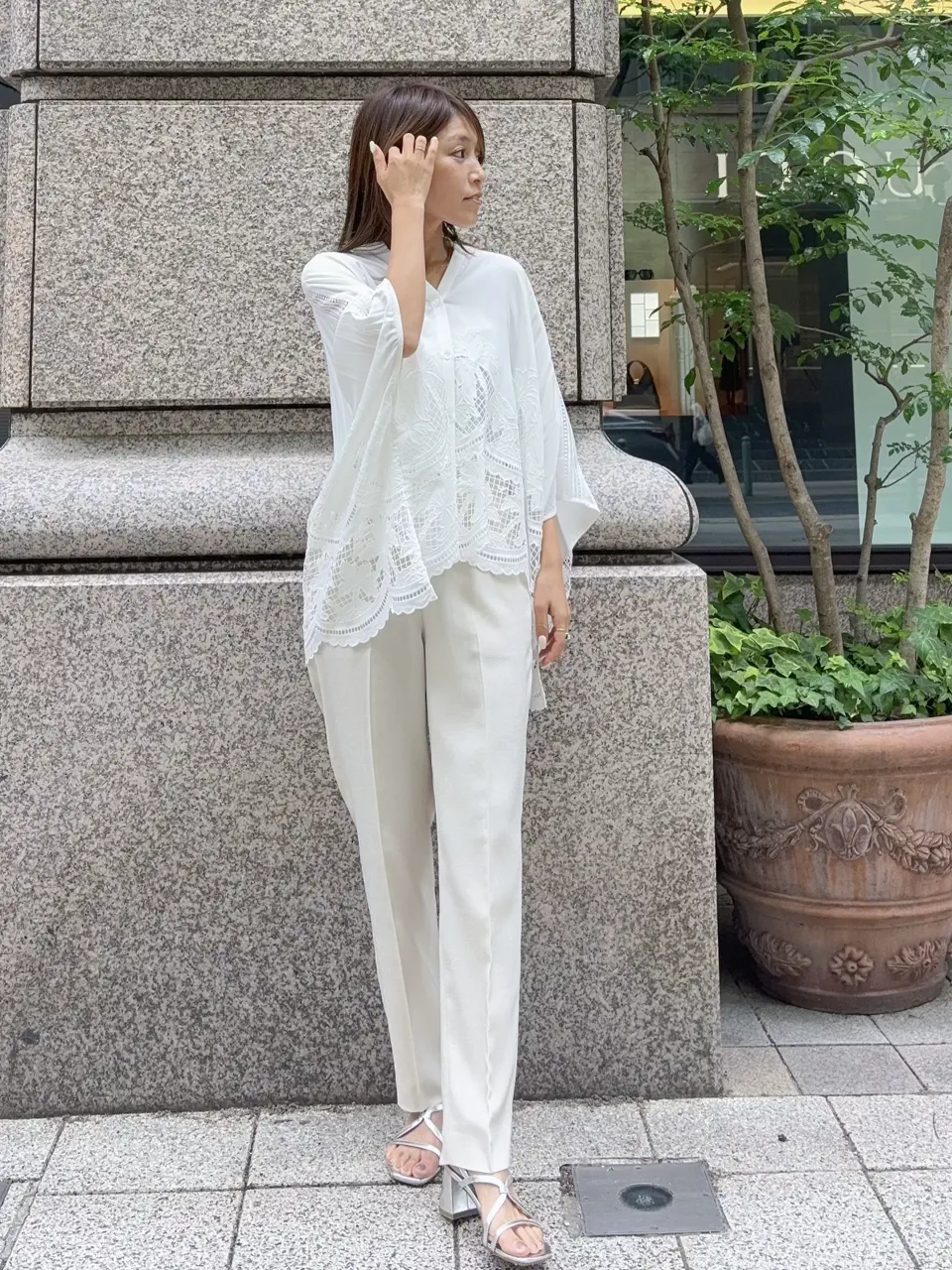 GRACE CONTINENTAL yukimi yonee コーディネート画像