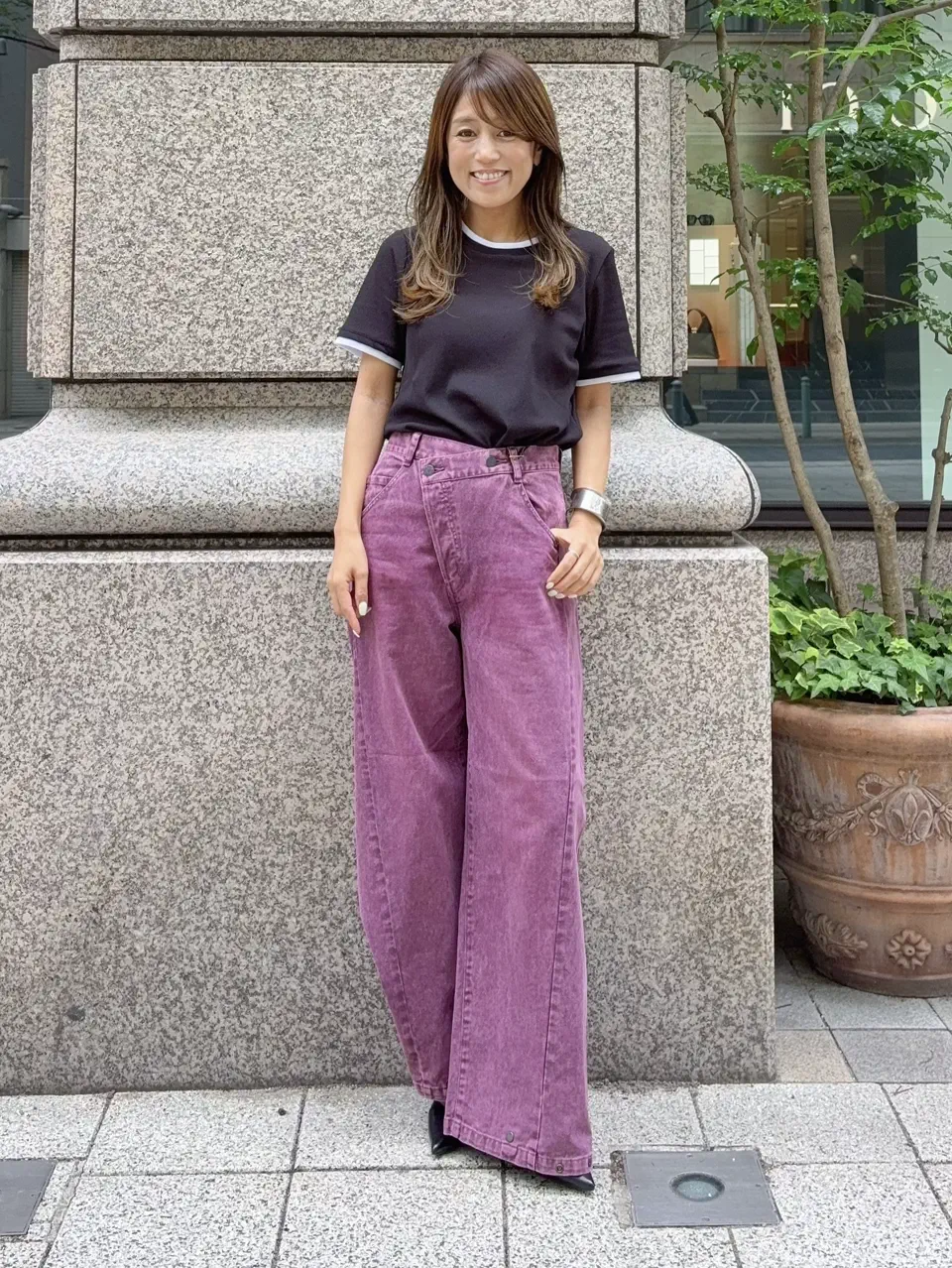 GRACE CONTINENTAL yukimi yonee コーディネート画像