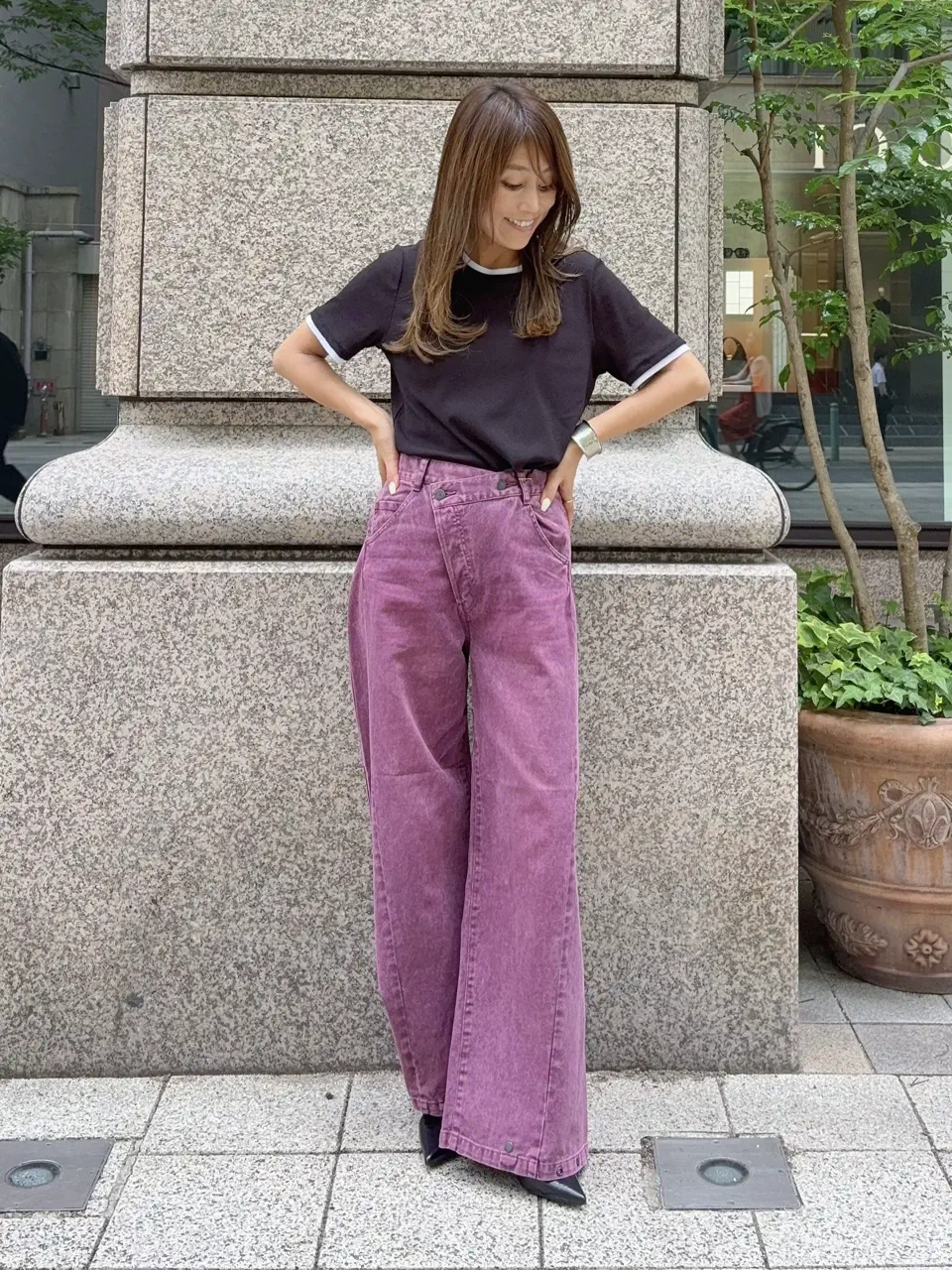 GRACE CONTINENTAL yukimi yonee コーディネート画像