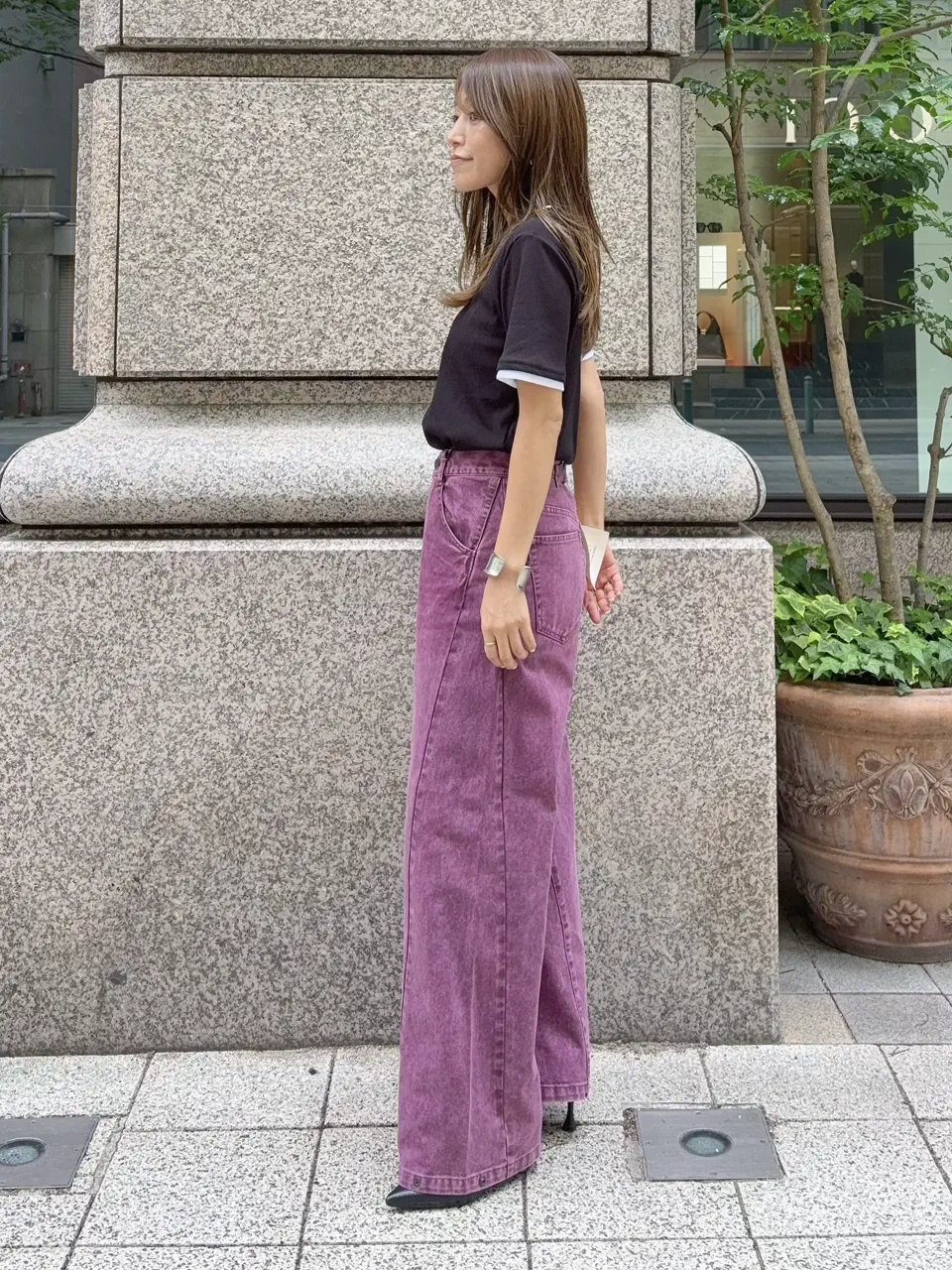 GRACE CONTINENTAL yukimi yonee コーディネート画像