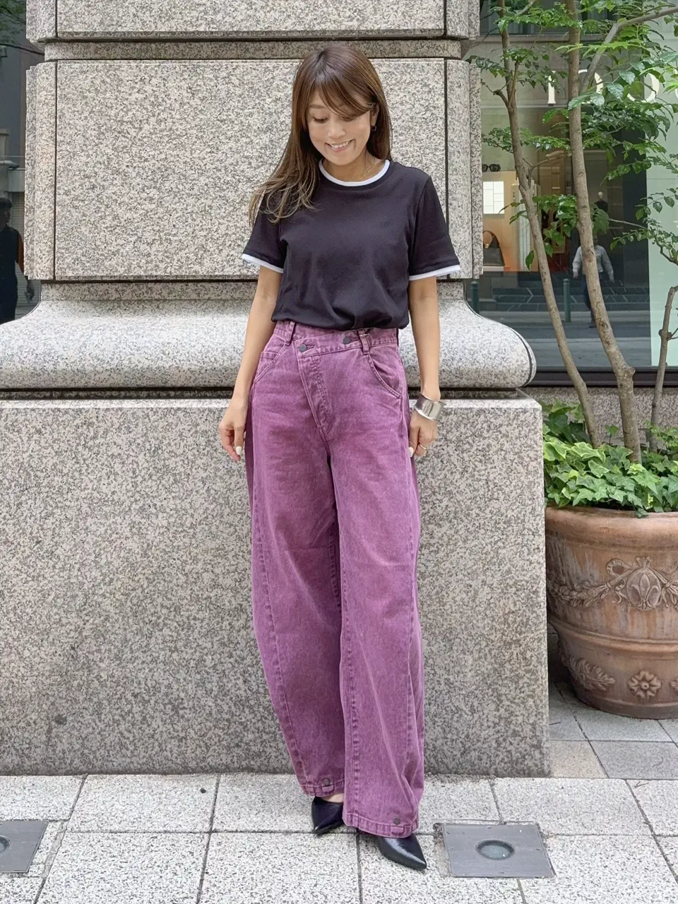 GRACE CONTINENTAL yukimi yonee コーディネート画像