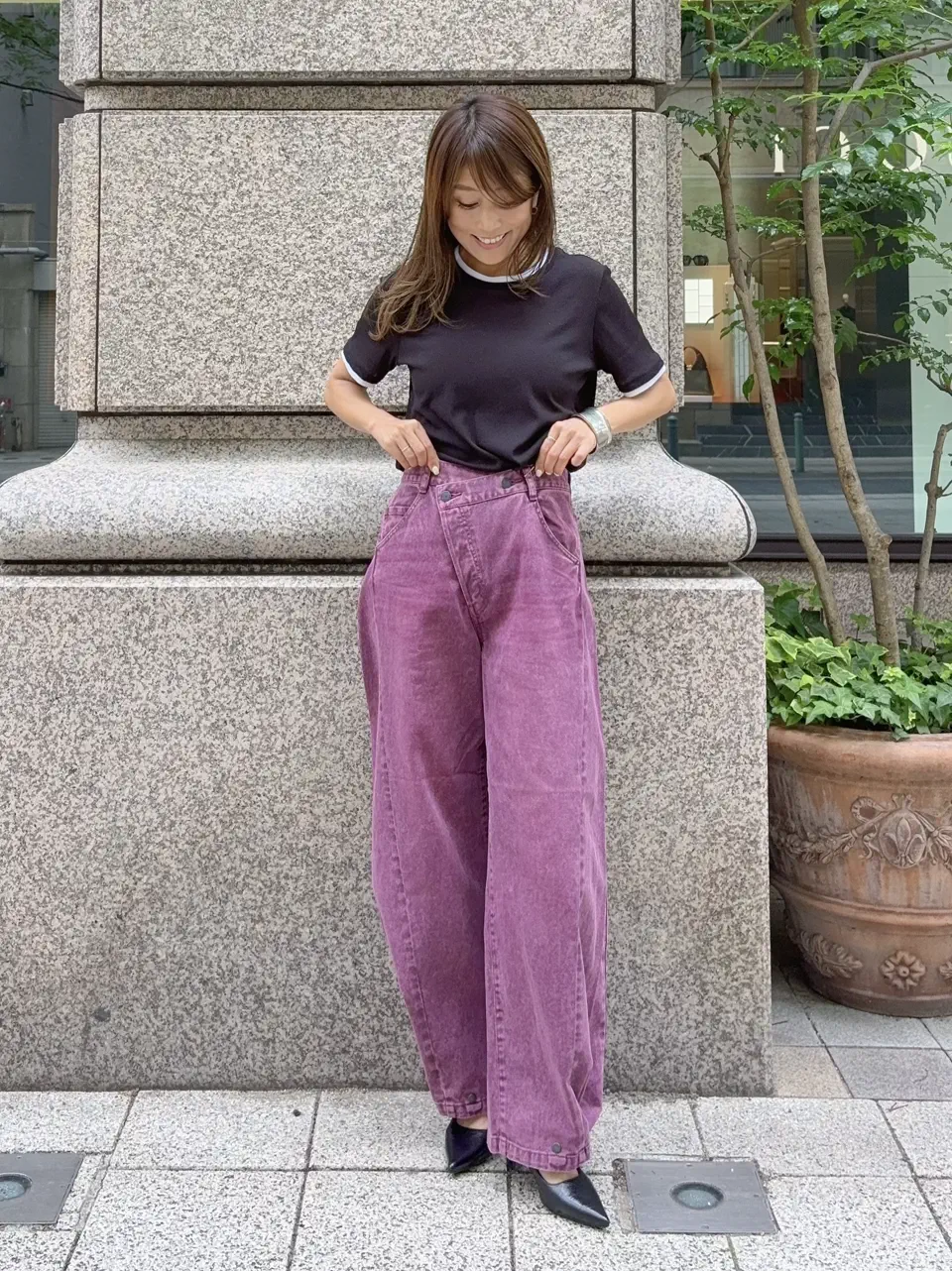 GRACE CONTINENTAL yukimi yonee コーディネート画像