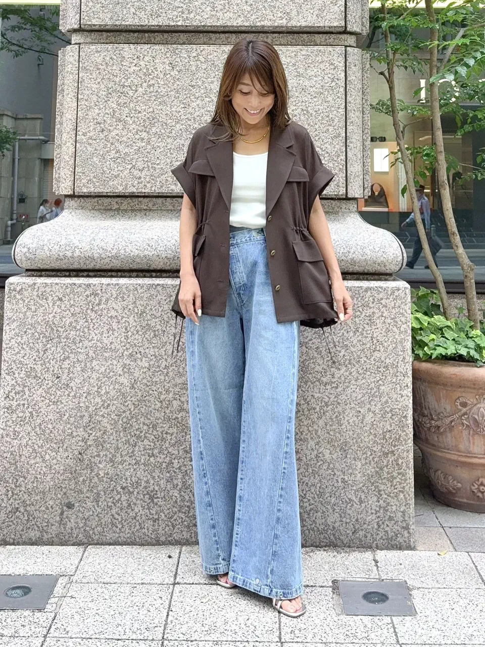 GRACE CONTINENTAL yukimi yonee コーディネート画像
