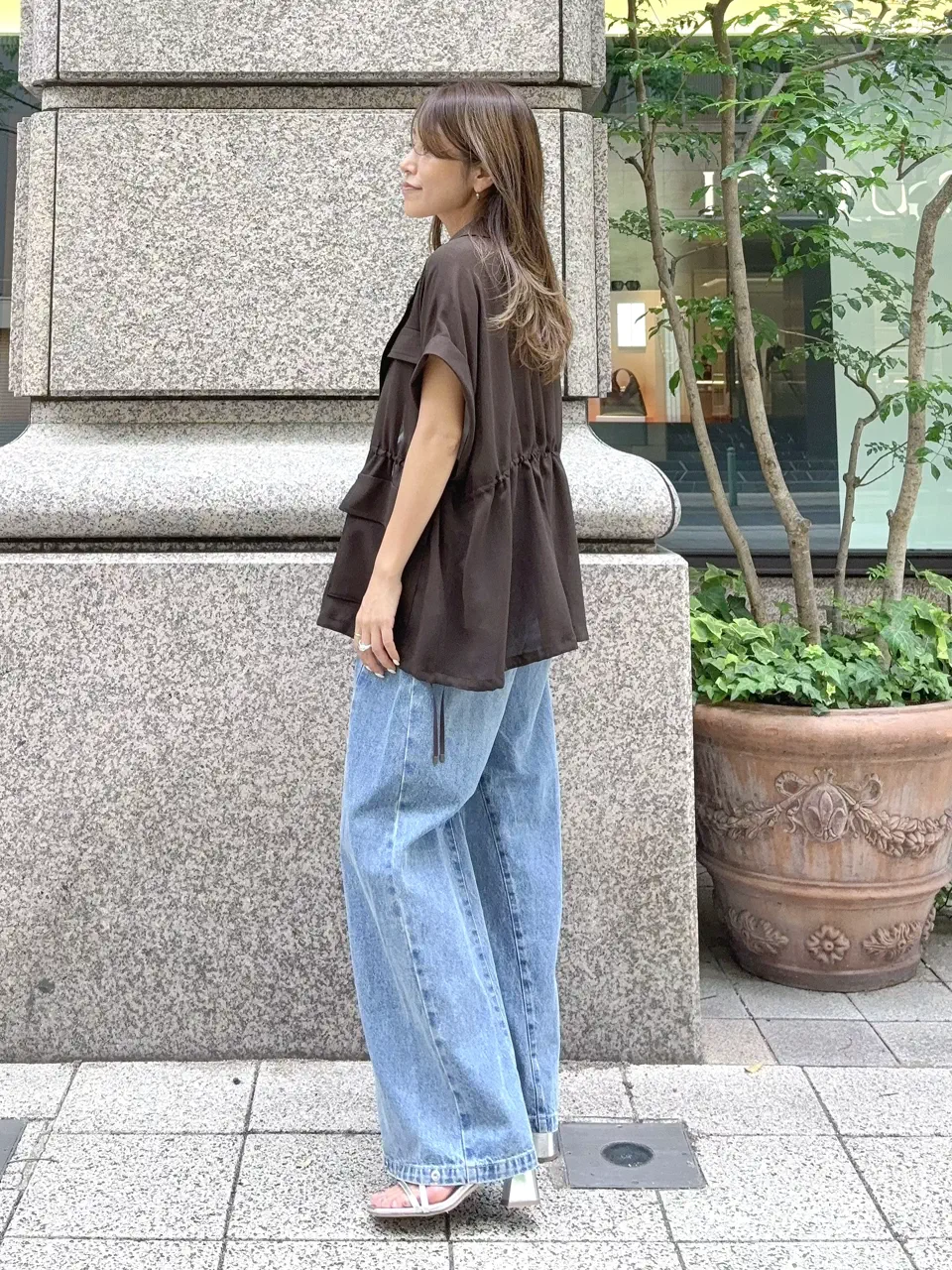 GRACE CONTINENTAL yukimi yonee コーディネート画像