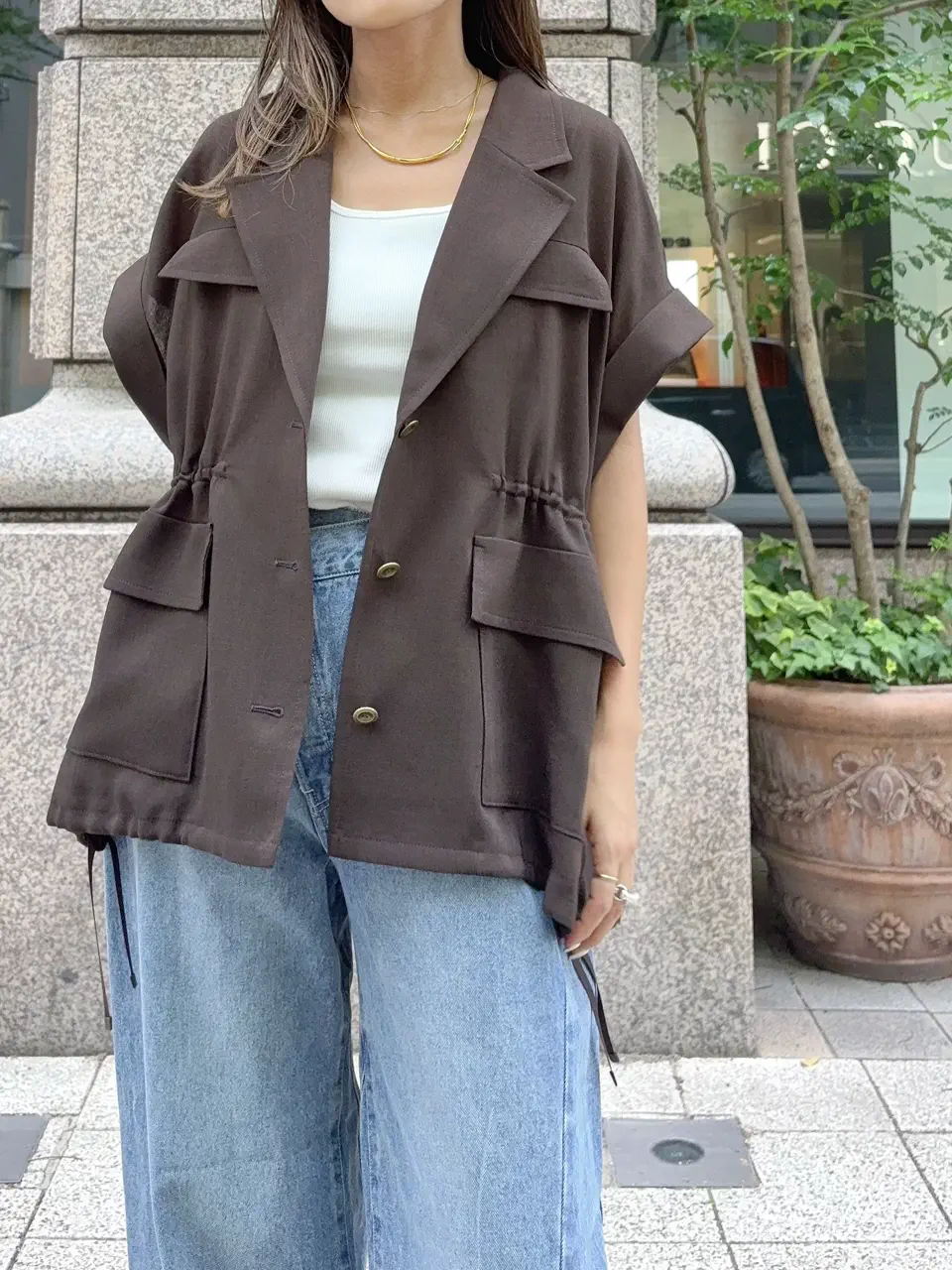 GRACE CONTINENTAL yukimi yonee コーディネート画像