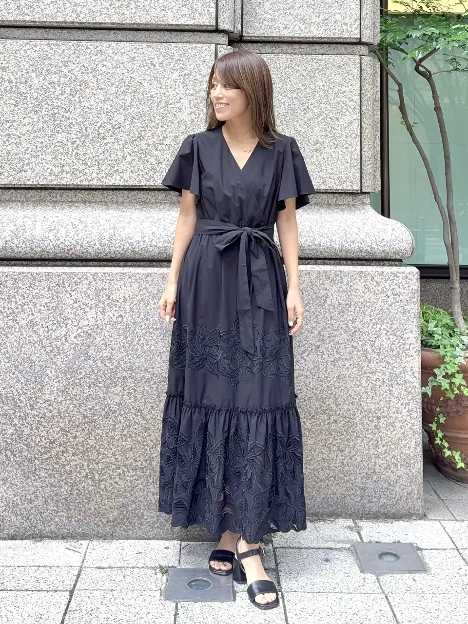GRACE CONTINENTAL yukimi yonee コーディネート画像