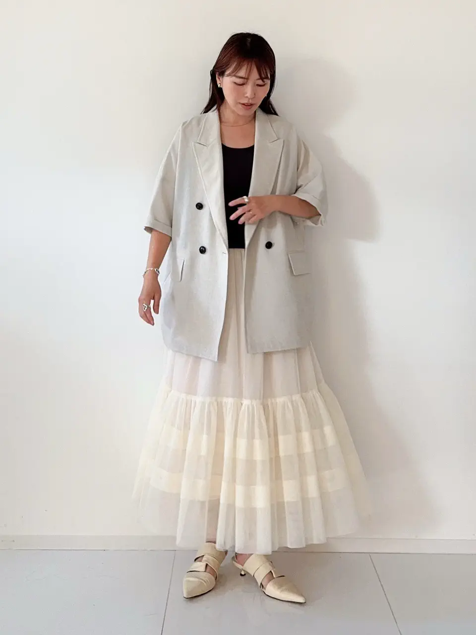  古川温子 コーディネート画像