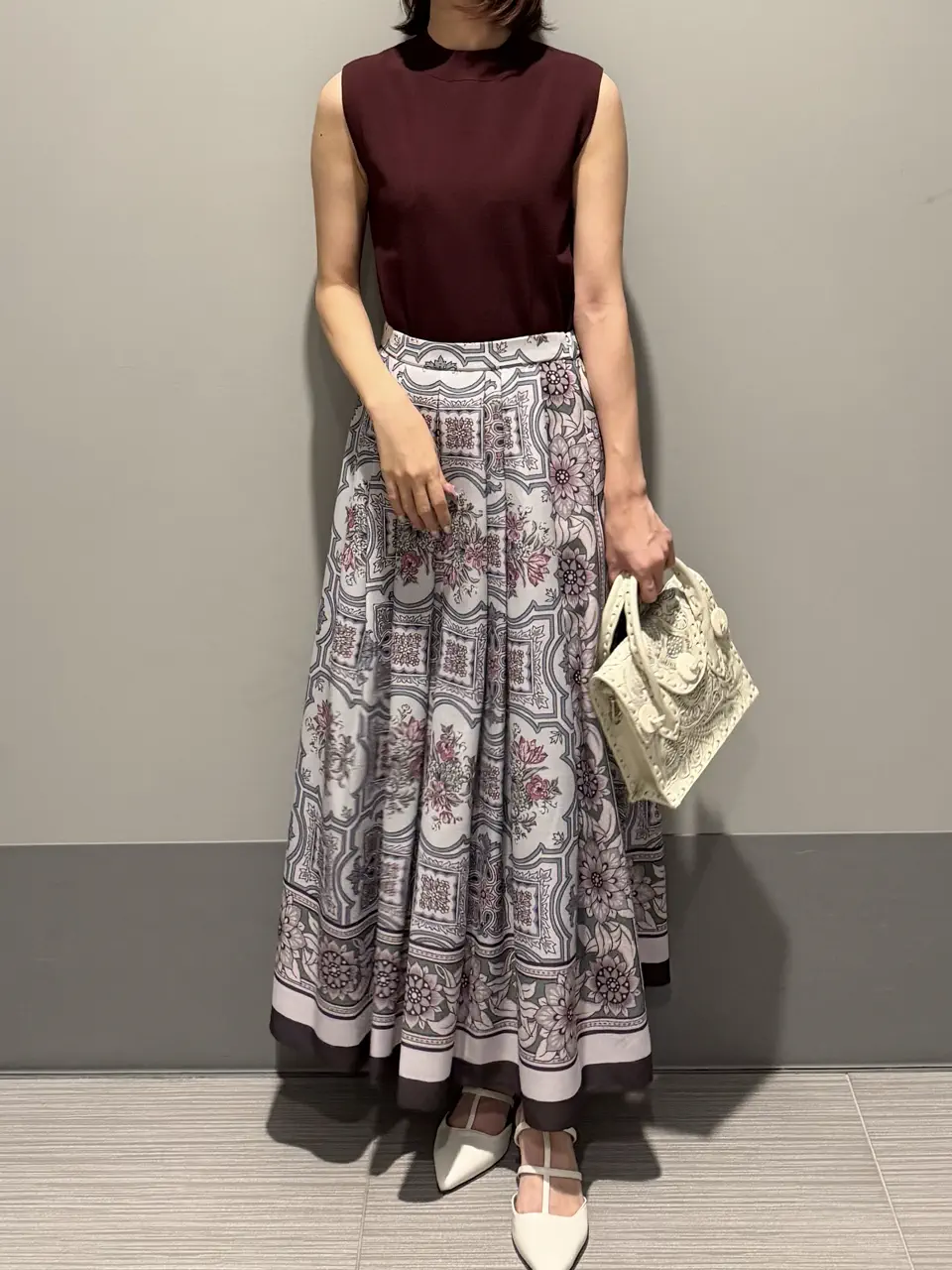 GRACE CONTINENTAL MORITA AI コーディネート画像