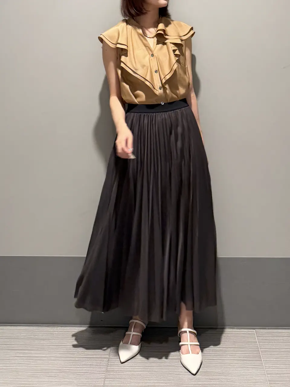GRACE CONTINENTAL MORITA AI コーディネート画像