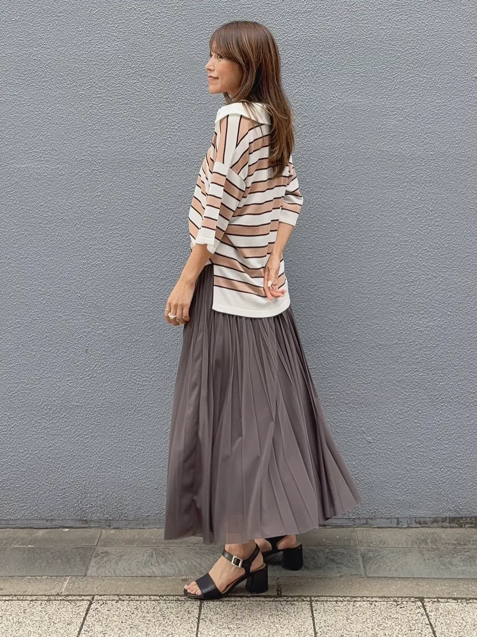 GRACE CONTINENTAL yukimi yonee コーディネート画像