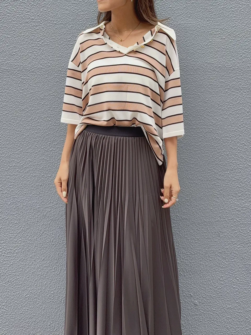 GRACE CONTINENTAL yukimi yonee コーディネート画像