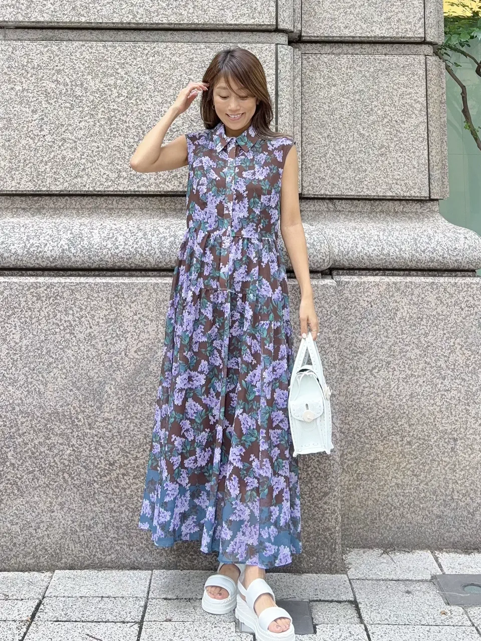 GRACE CONTINENTAL yukimi yonee コーディネート画像