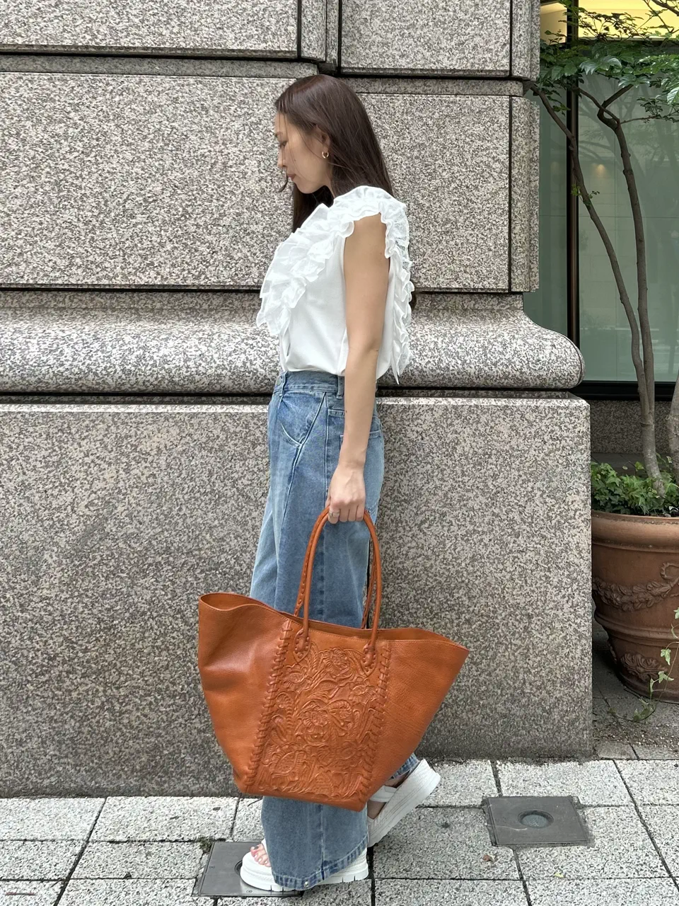GRACE CONTINENTAL ERINA KATO コーディネート画像