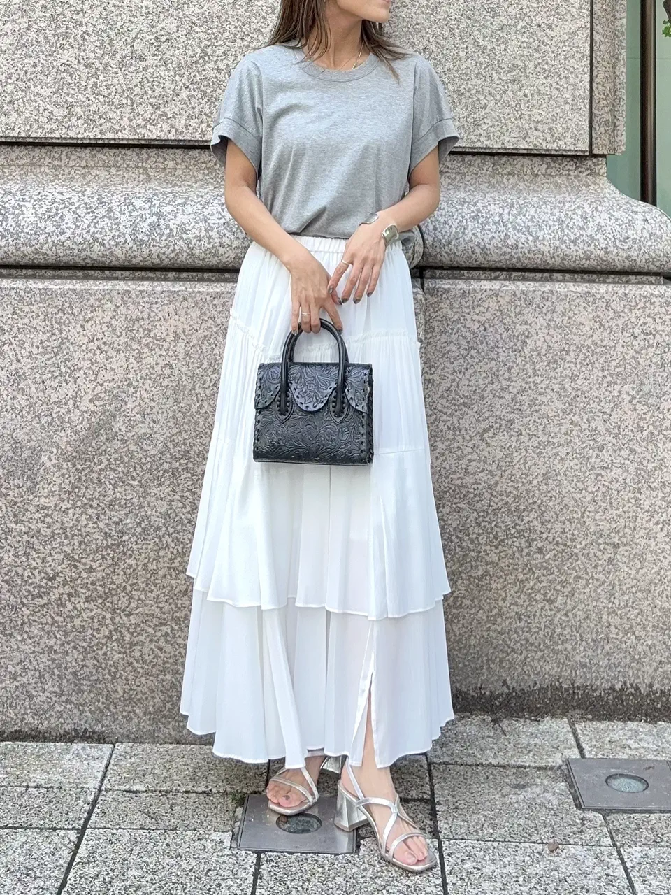 GRACE CONTINENTAL yukimi yonee コーディネート画像