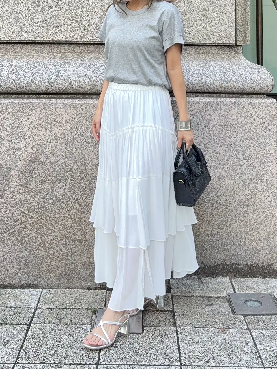 GRACE CONTINENTAL yukimi yonee コーディネート画像