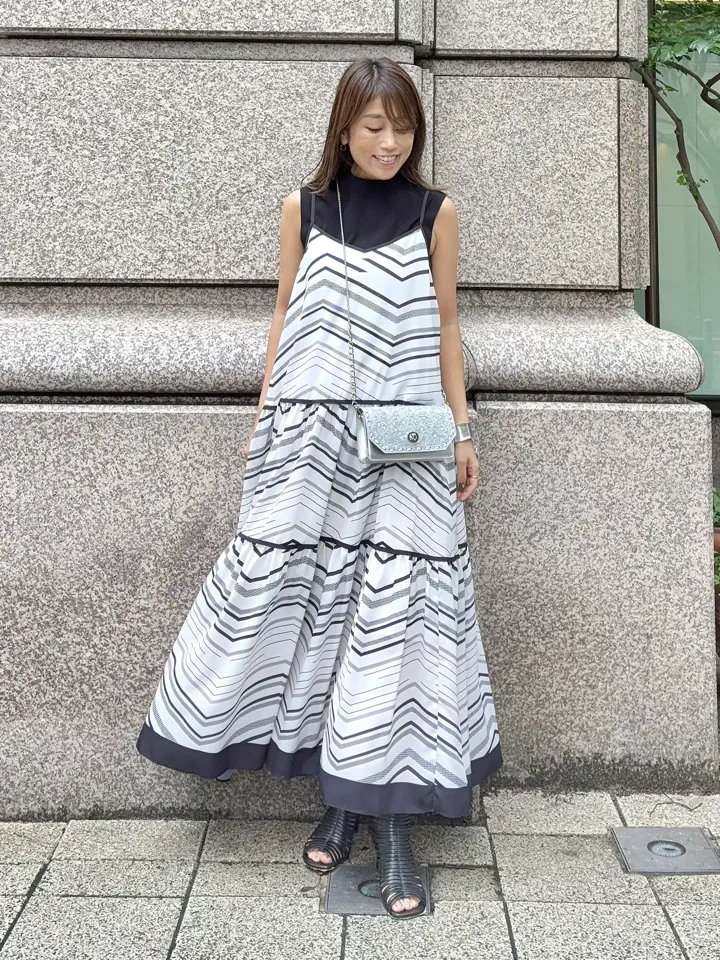 GRACE CONTINENTAL yukimi yonee コーディネート画像