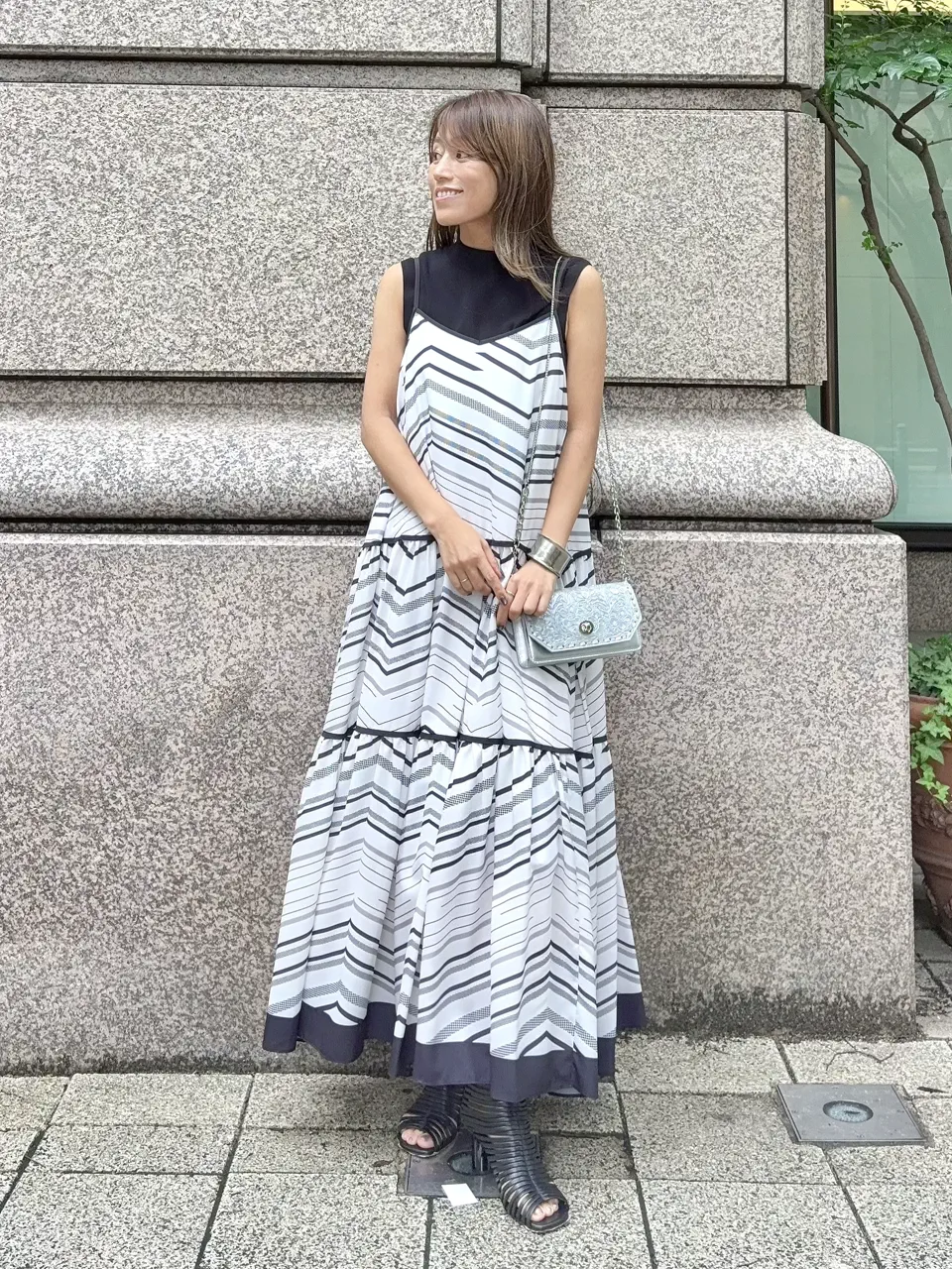 GRACE CONTINENTAL yukimi yonee コーディネート画像