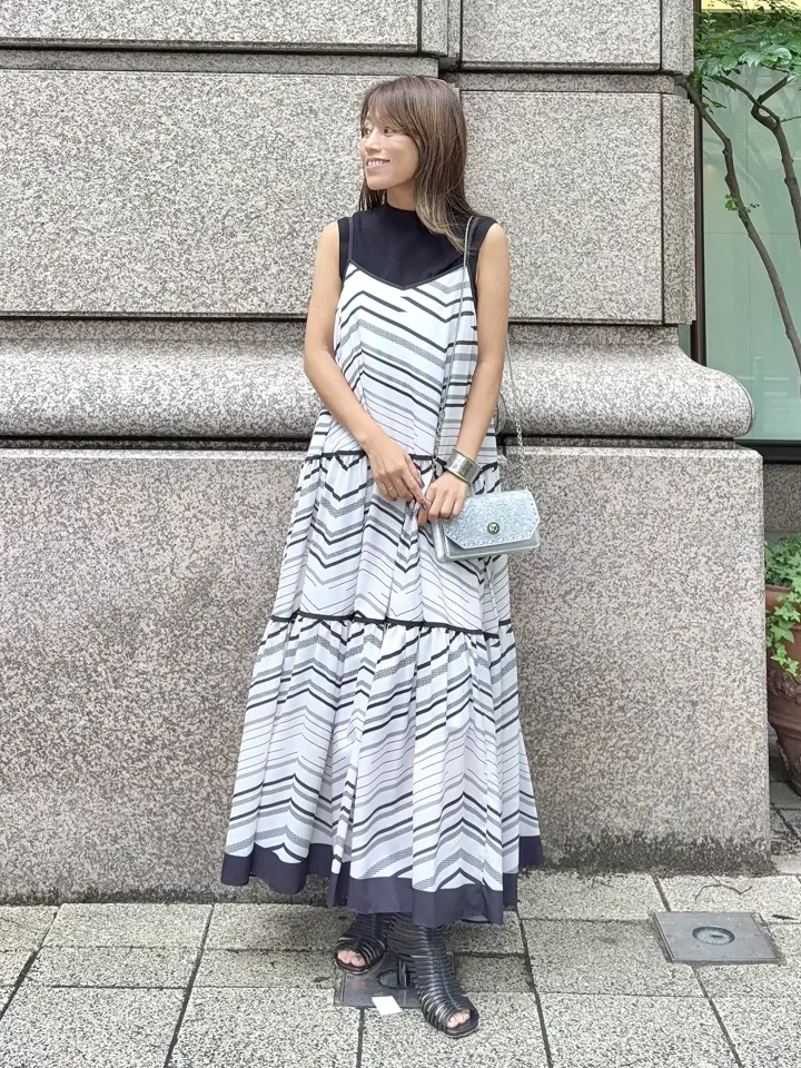 GRACE CONTINENTAL yukimi yonee コーディネート画像