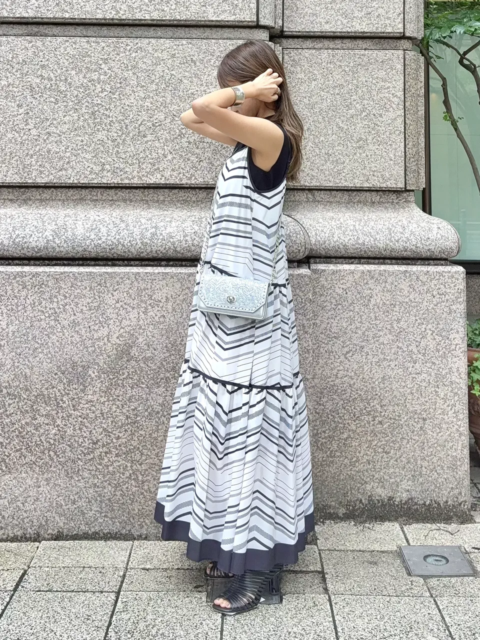 GRACE CONTINENTAL yukimi yonee コーディネート画像
