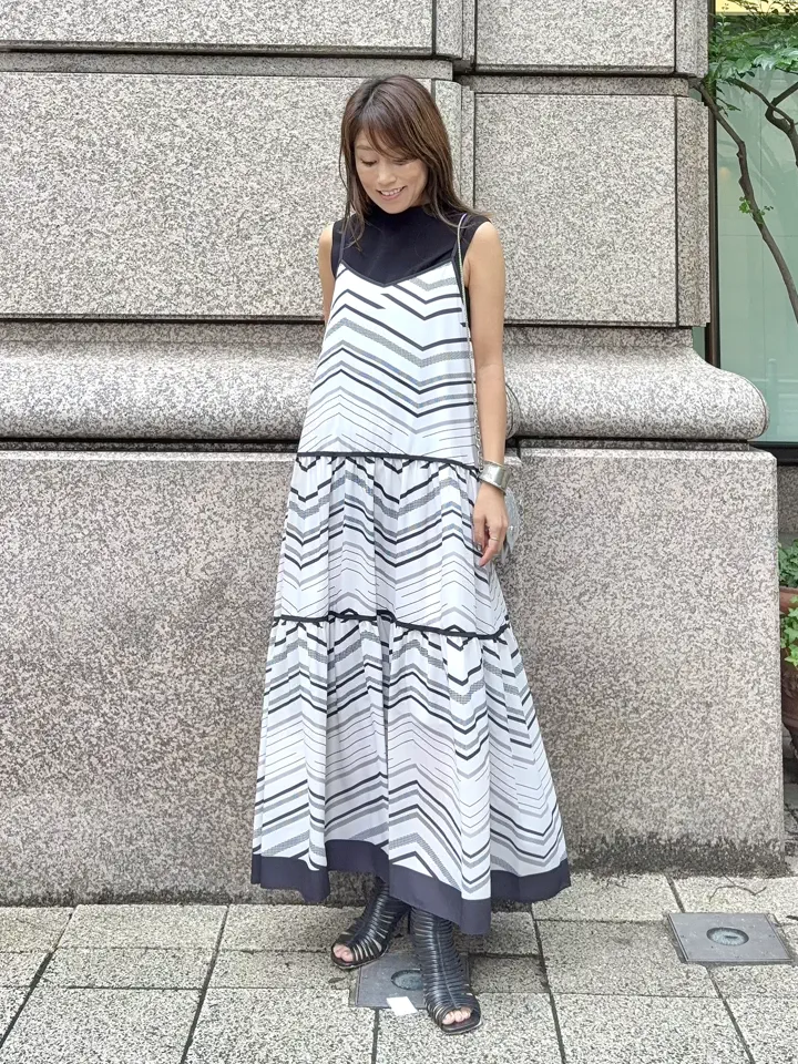 GRACE CONTINENTAL yukimi yonee コーディネート画像