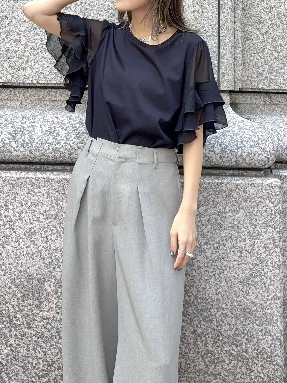 GRACE CONTINENTAL yukimi yonee コーディネート画像