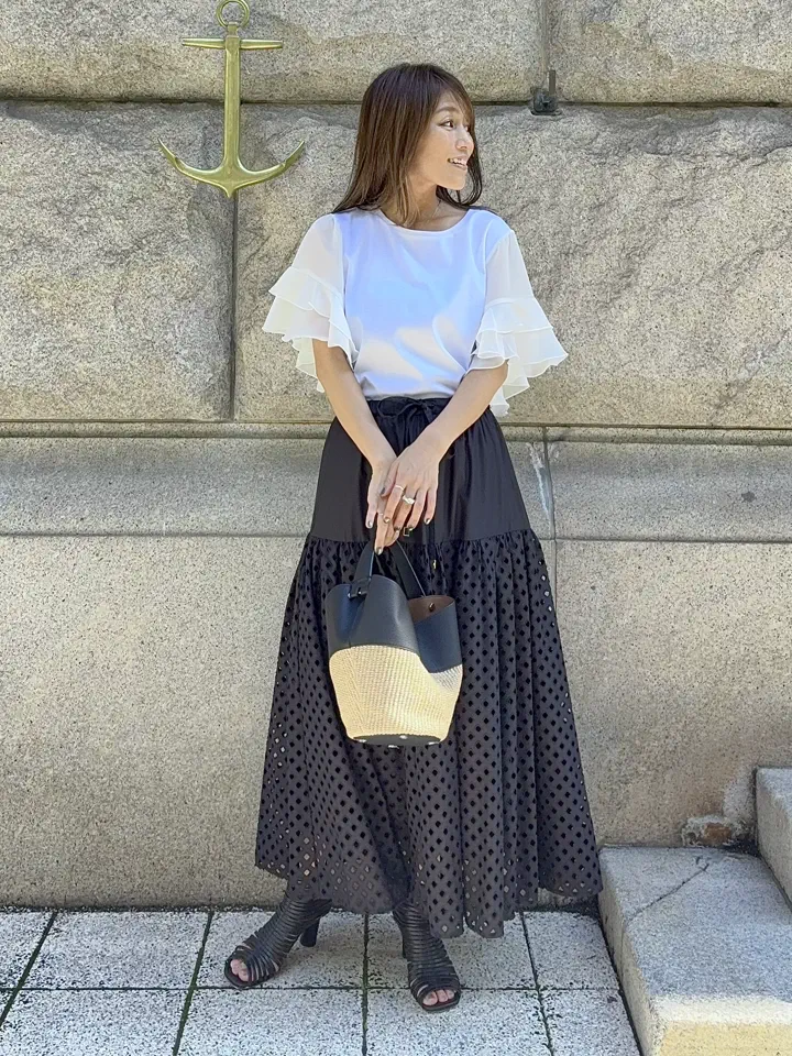 GRACE CONTINENTAL yukimi yonee コーディネート画像