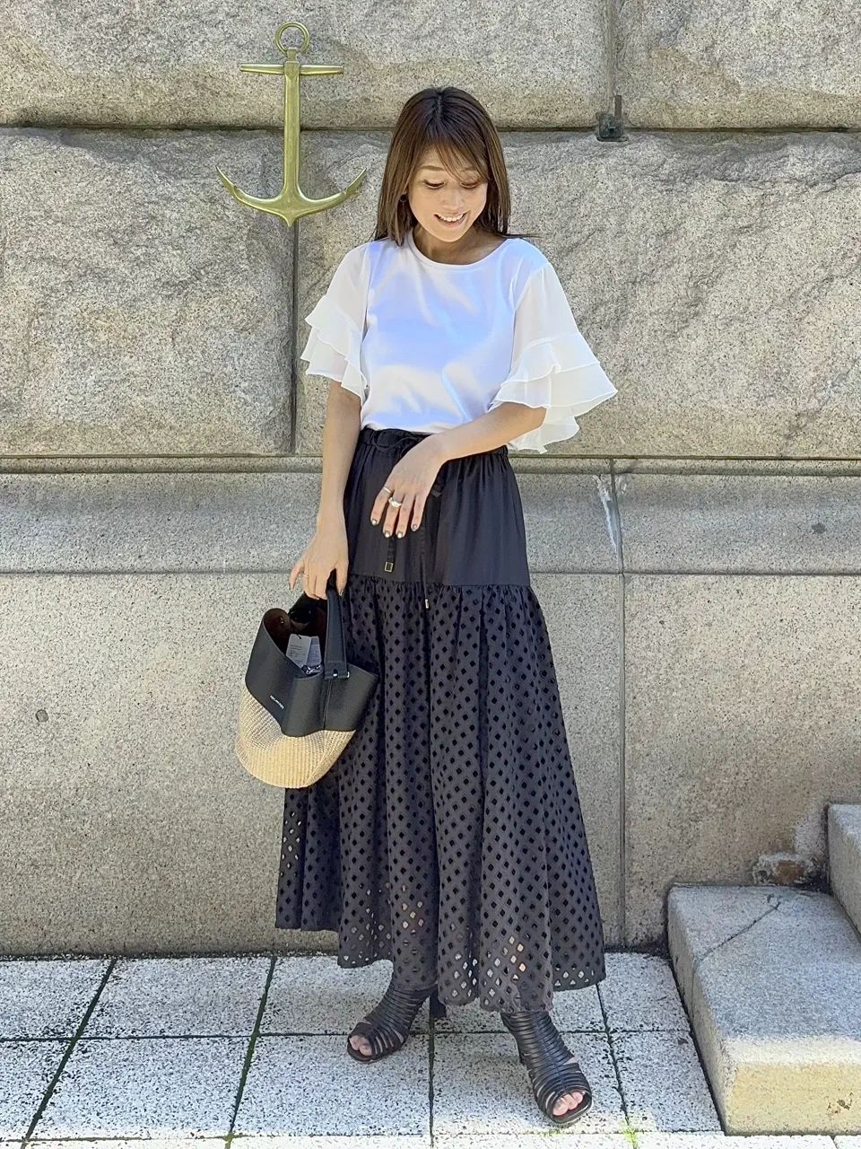 GRACE CONTINENTAL yukimi yonee コーディネート画像