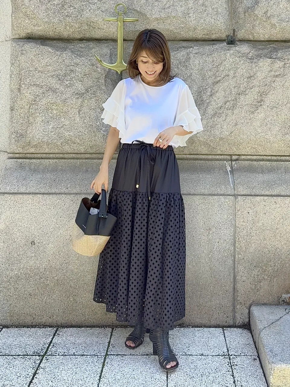 GRACE CONTINENTAL yukimi yonee コーディネート画像