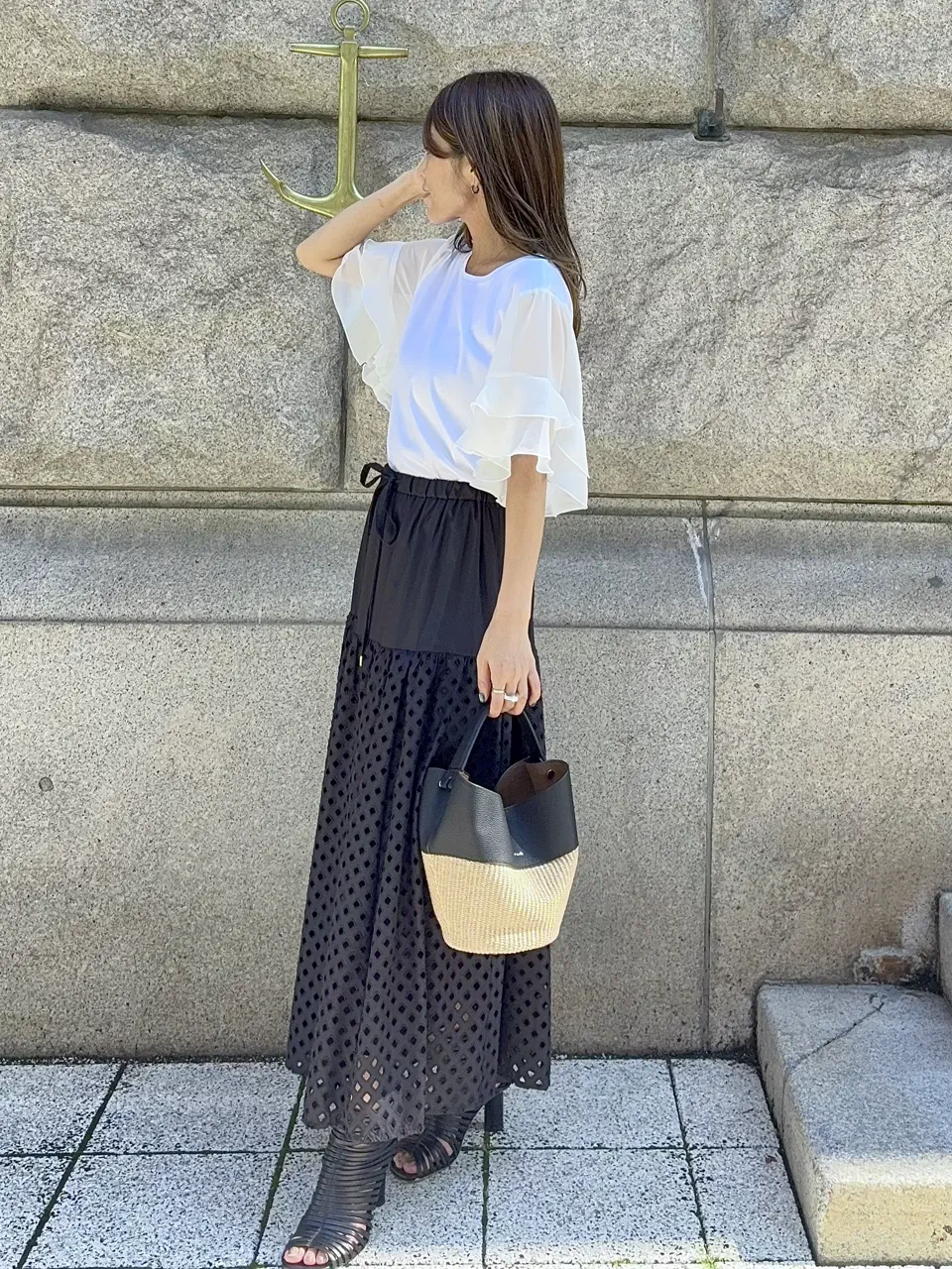 GRACE CONTINENTAL yukimi yonee コーディネート画像