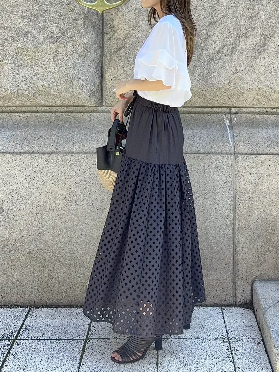 GRACE CONTINENTAL yukimi yonee コーディネート画像