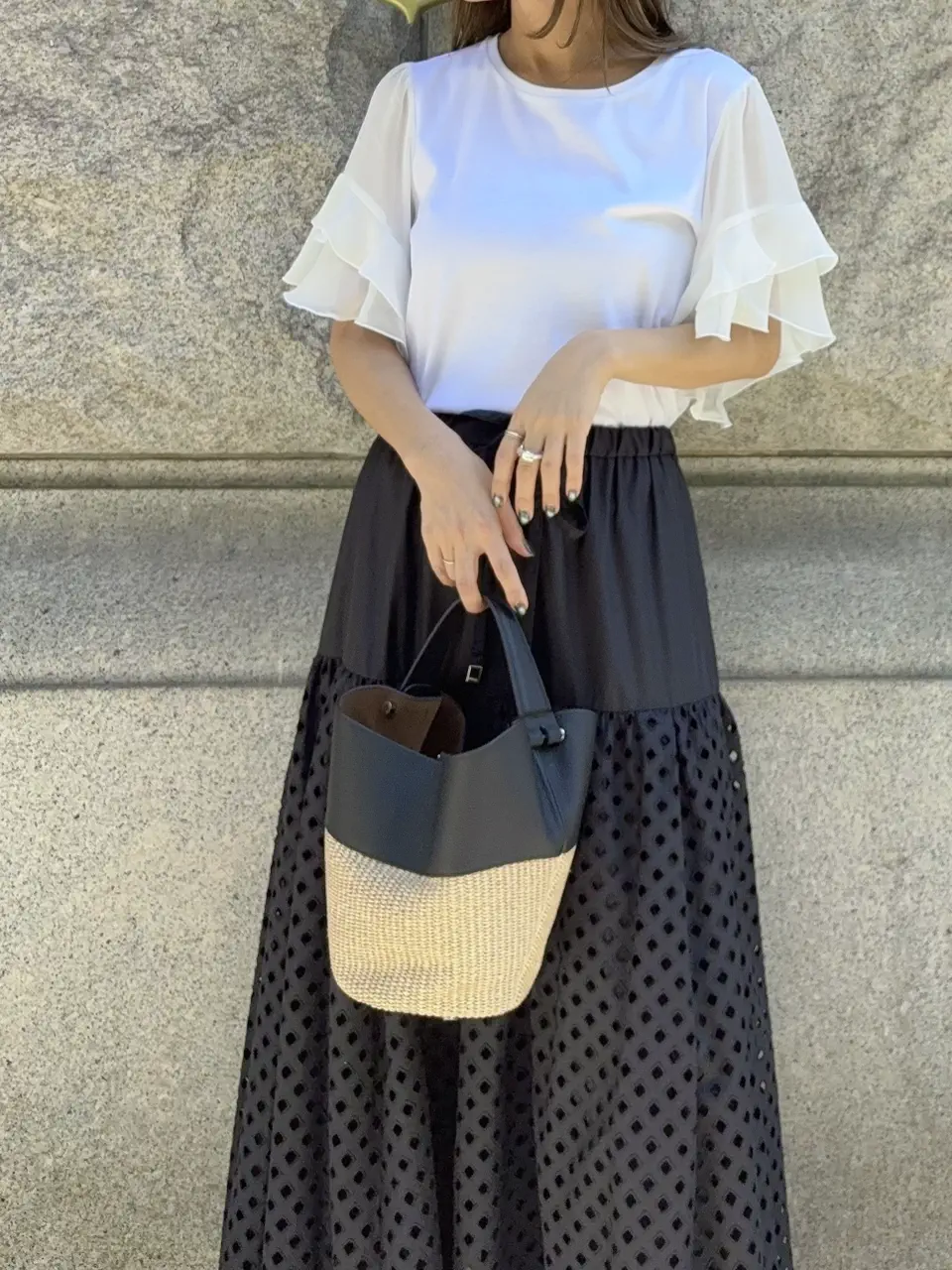 GRACE CONTINENTAL yukimi yonee コーディネート画像