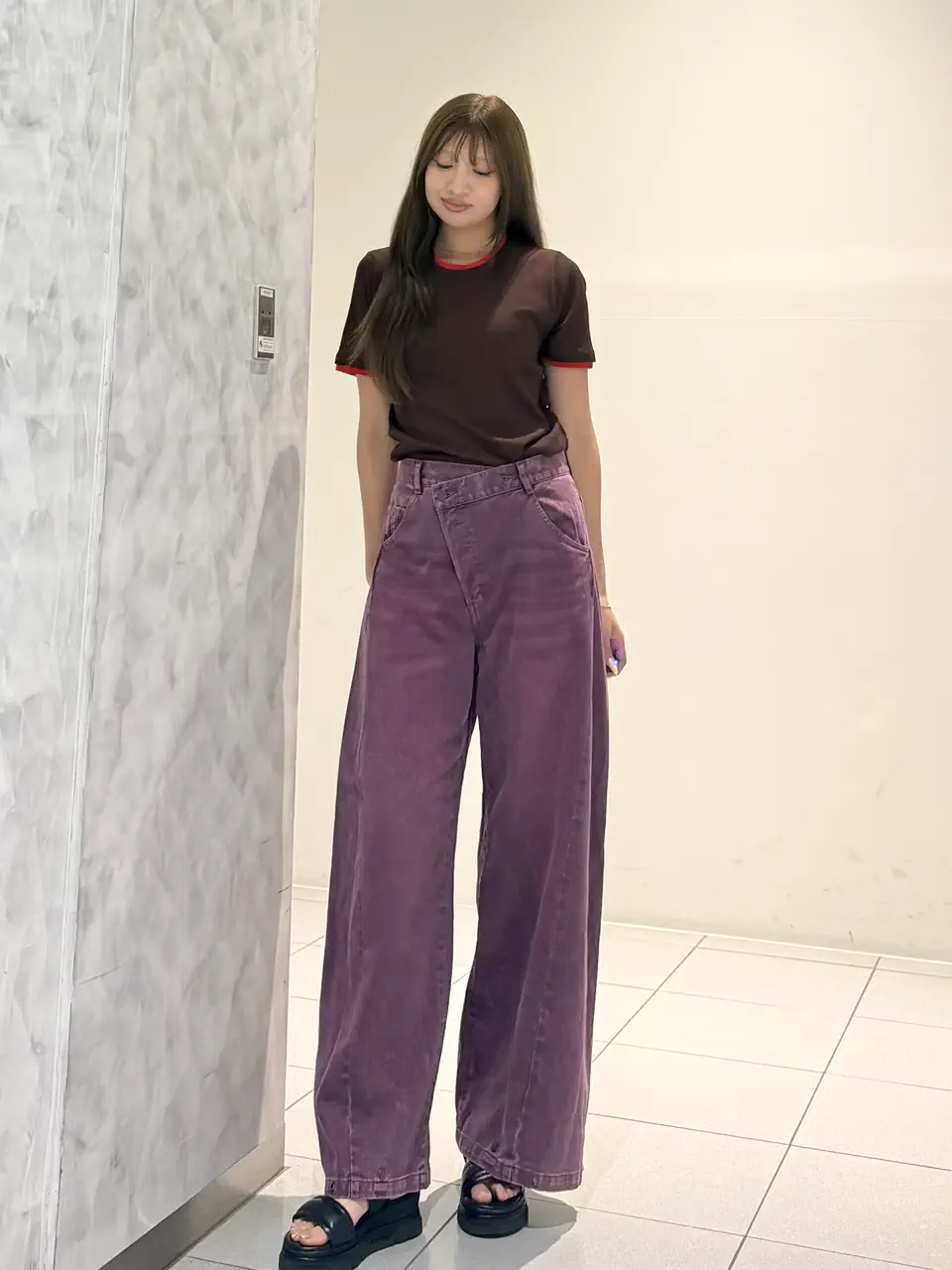 GRACE CONTINENTAL momo コーディネート画像