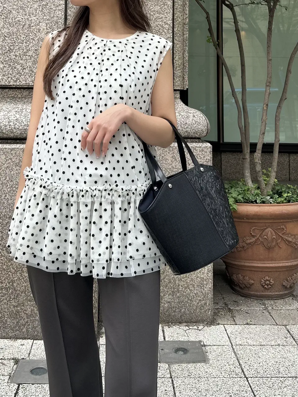 GRACE CONTINENTAL ERINA KATO コーディネート画像